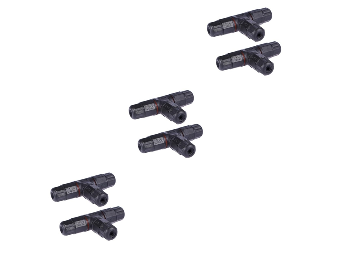 Conjunto De 3 Conectores De Cabo Externo Em Resina Da 6 Lighting Tools