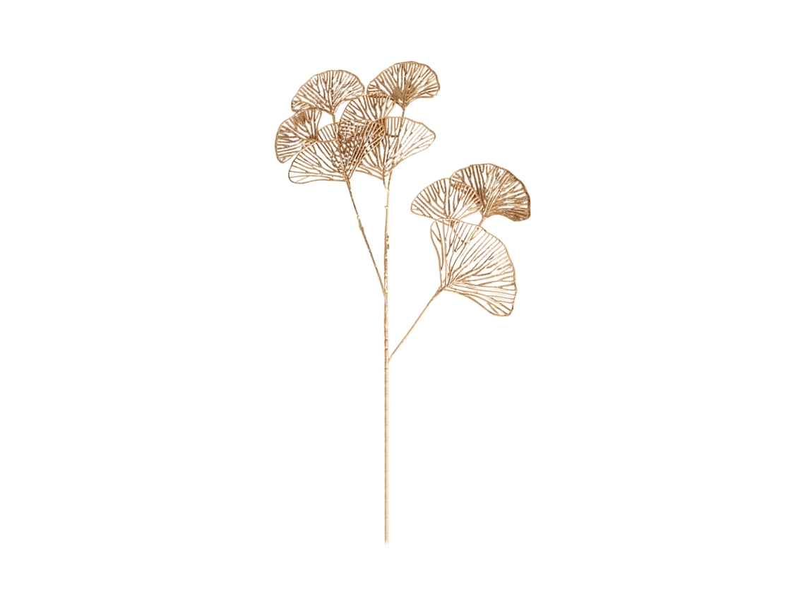 Arranjo Floral com Tronco Curvo e Ginkgo LAXISCREED