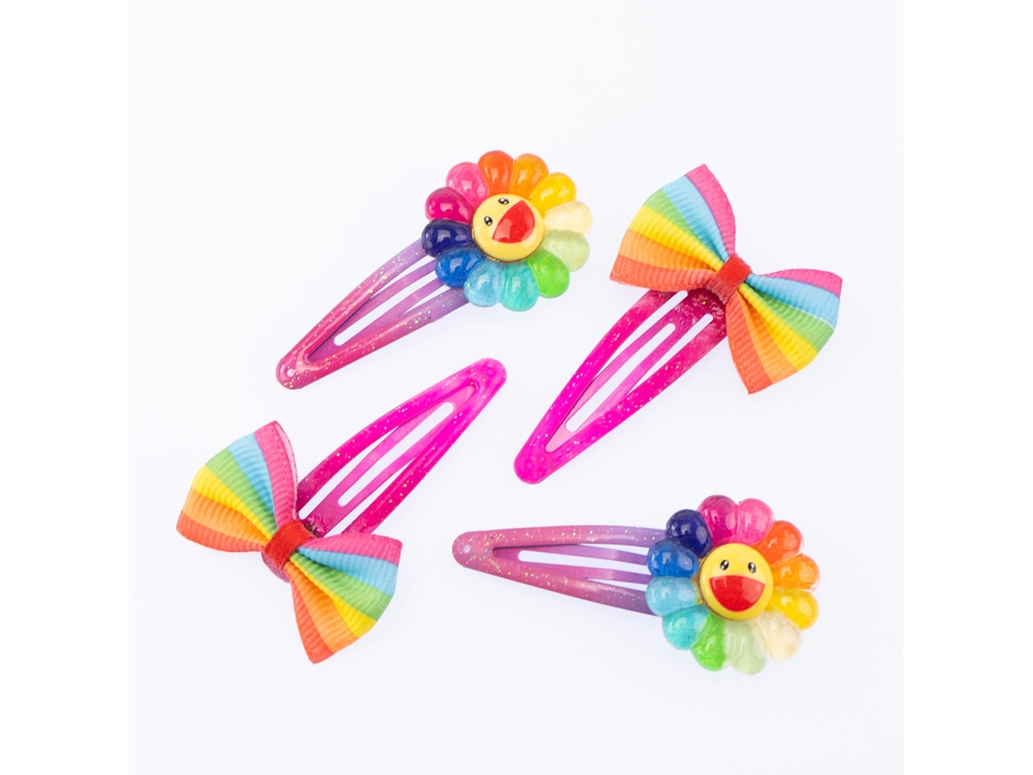 Molas P/Cabelo NICE Precious Arco-Iris C/4 25186