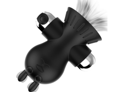 Vibrador De Massagem De Suco De Silicone Com 10 Modos Para Mulheres (preto) Yizhood