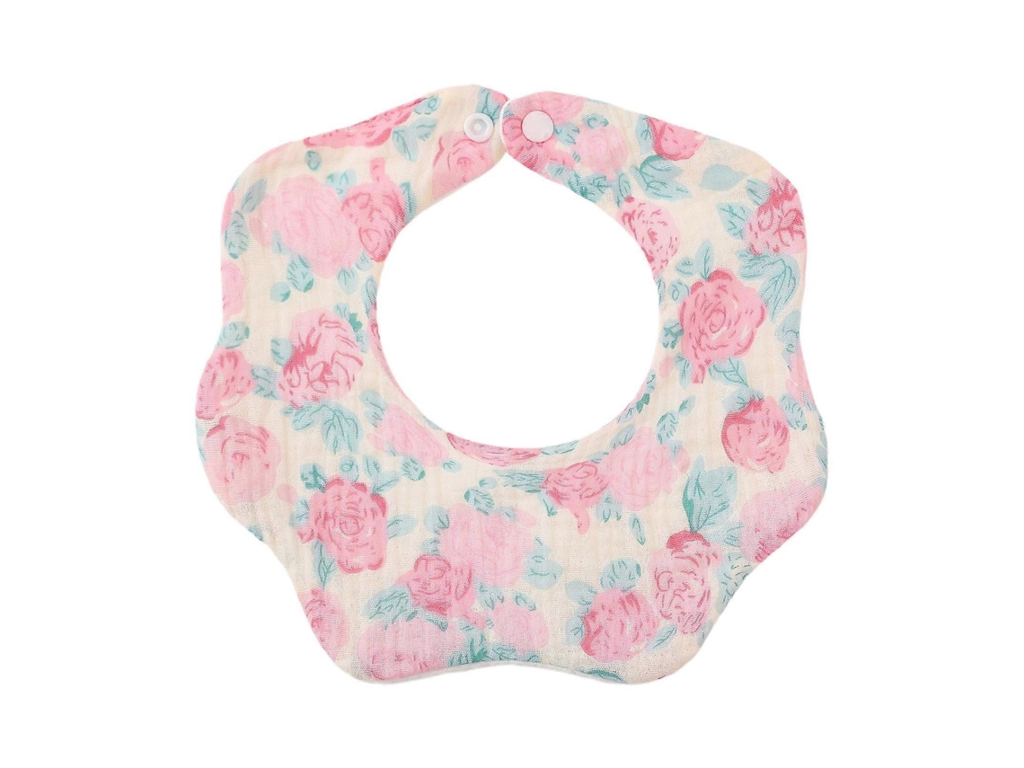 Babador Prático Para Bebês, Com 6 Camadas De Gaze, Ideal Para Absorver Saliva, Com Estampa De Desenho Animado, Respirável E Perfeito Para Arrotar.