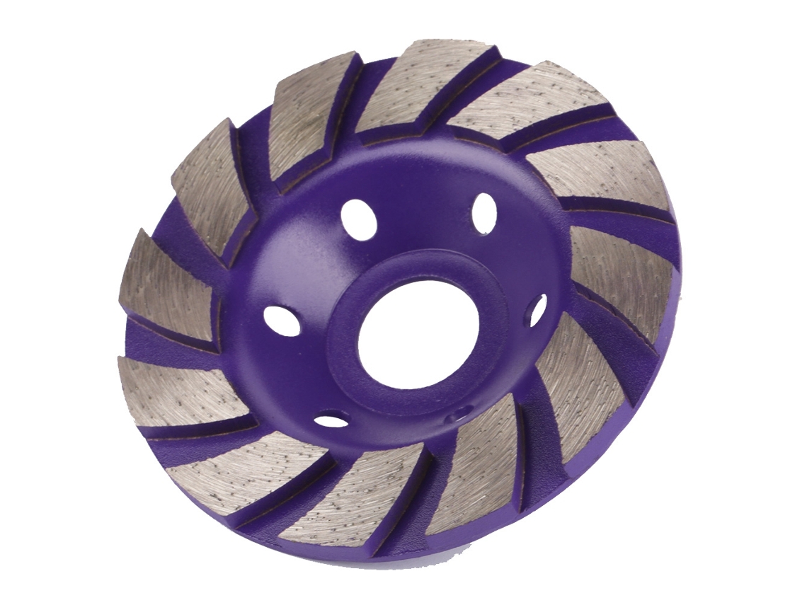 Disco De Molienda Diamante Segmentado 100mm*5mm 6 Agujeros Para Mármol Concreto Piedra