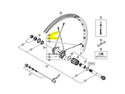 Shimano M788 Rear Left Spoke