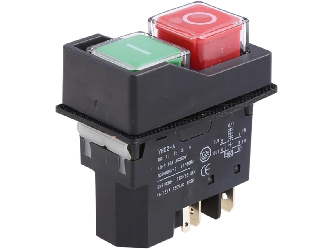 Interruptores Eletromagnéticos De Partida Por Botão Kdl 28 Ip55 220v