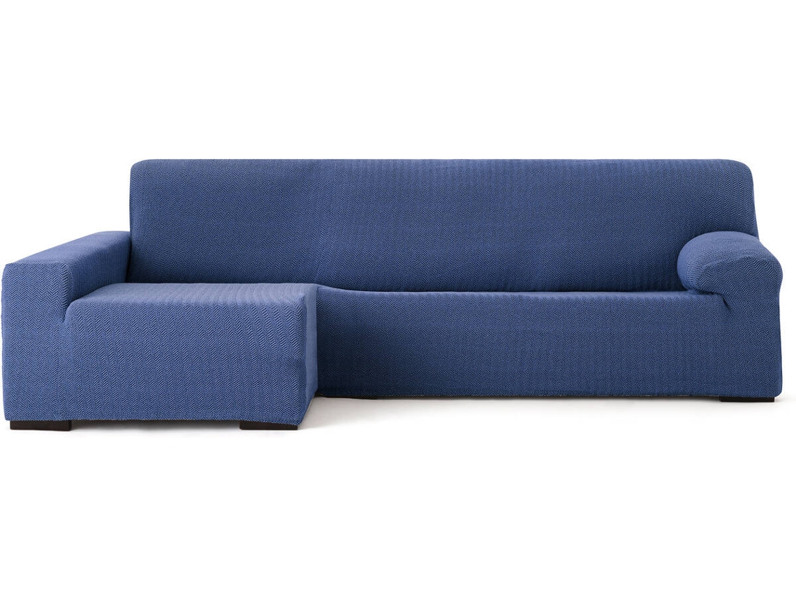Capa de Chaise Longue Esquerda EYSA Premium Jaz Tecido Multielástico (360 x 180 x 120 cm - Poliéster e Algodão - Azul)