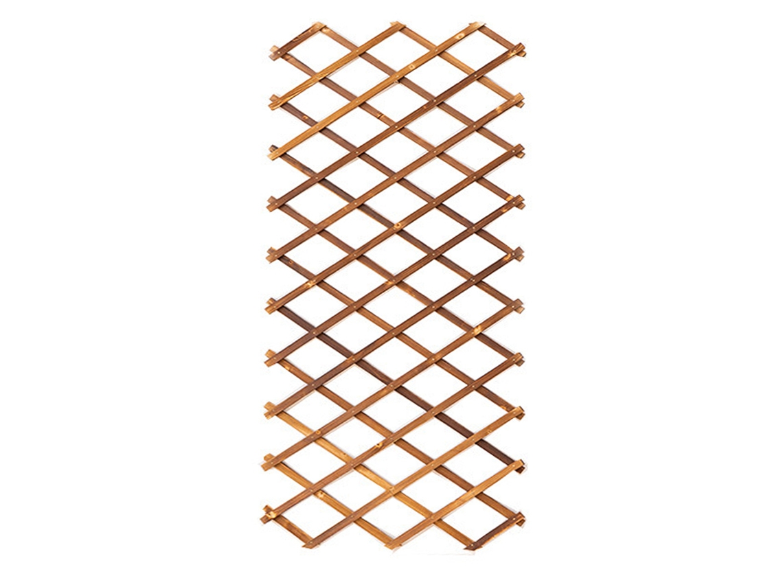TRUYUETY Floreira extensível de madeira para decoração vertical de plantas de interior.