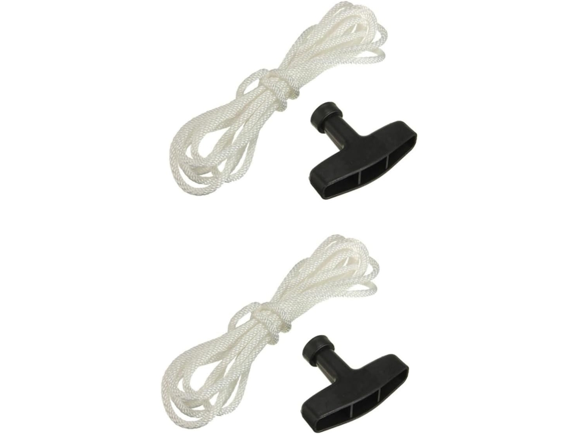 Conjunto De 2 Peças: Corda De Partida Retrátil Para Cortador De Grama