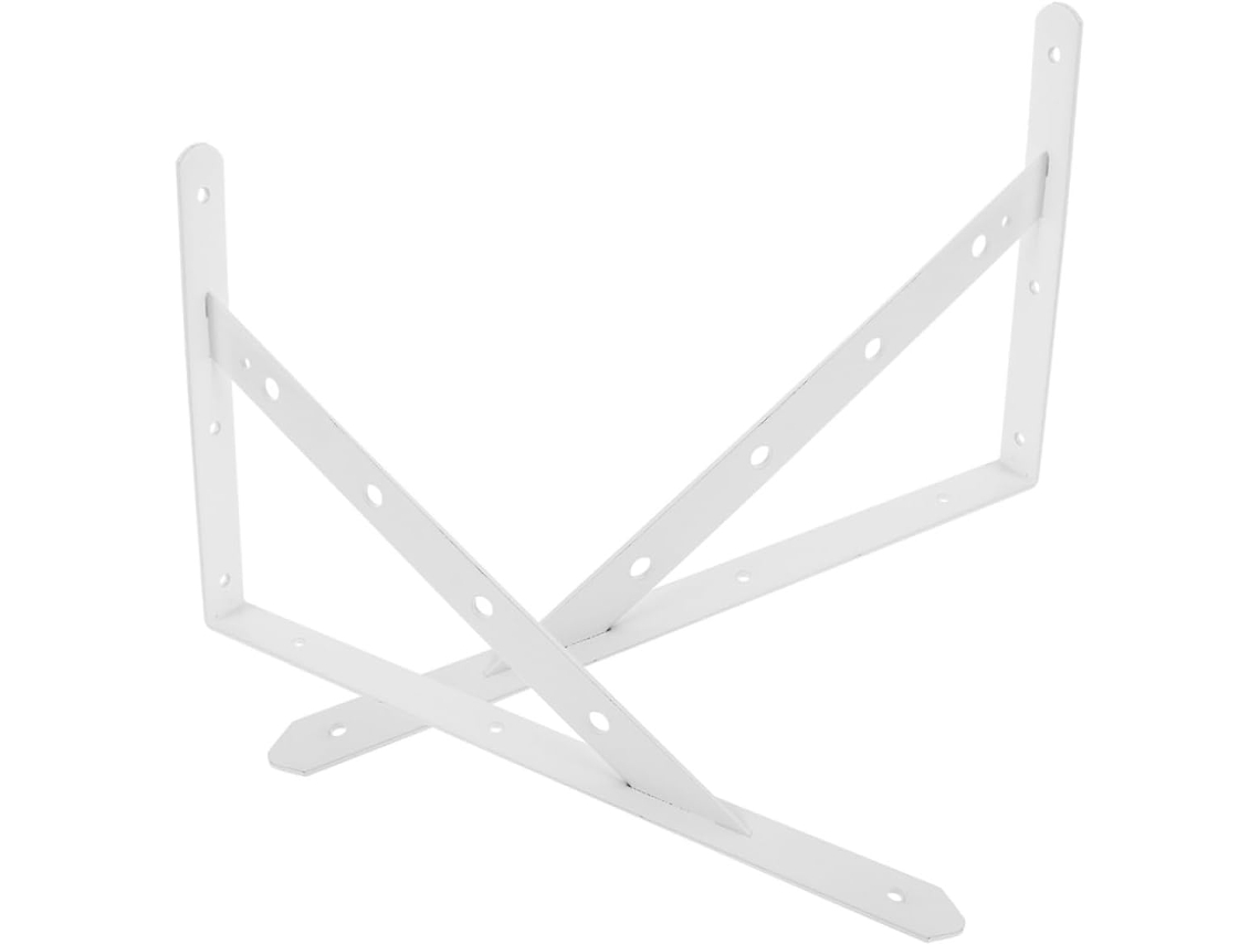 Suportes De Prateleira Metálicos Cabilock, Conjunto De 2 Peças, Suportes Angulares Triangulares Para Montagem Na Parede