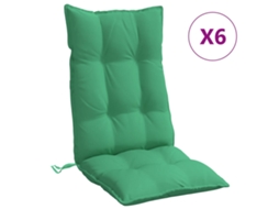 Highback Chair Cushion, Highback Chair Cushions Vidaxl Verde Tecido (n/a)