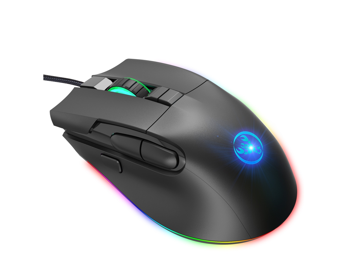 Rato Gaming JLTRUM A905 Rgb 7200Dpi Negro