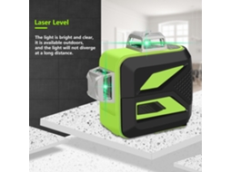 Laxiscreed Laser De Nível Com Luz Verde, À Prova De Água, Medição Precisa Para Construção