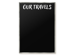 Magnetic Board Our Travels For The Living Room Espelharte (70x100 Cm)