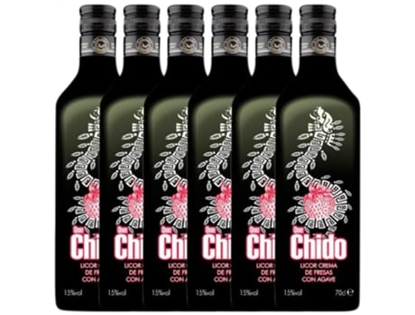 Licor SINC Licor Creme Sinc Que Chido Crema De Fresas Con Agave (0.7 L - 6 unidades)