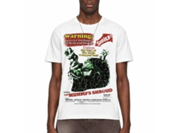 Rockinstone Horror Movies The Mummys Shroud White Adult T-shirt Size:xxl