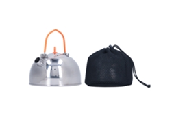 Tetera de Acampamento Portátil Inox 304 Anti calor