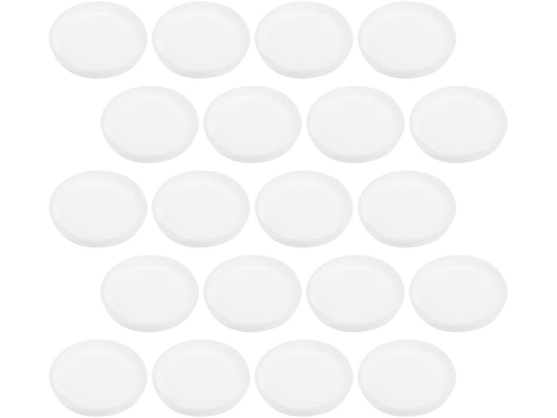 Tampas Brancas Homoyoyo Para Tubos De Envio 76mm, Tampas Plásticas Para Tubos De Papelão Kraft, Protetores Resistentes