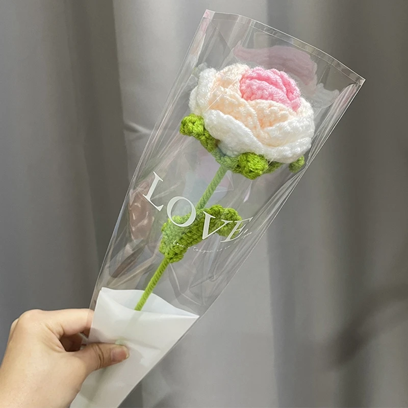 Flores De Crochê, Presente De Formatura Feito À Mão