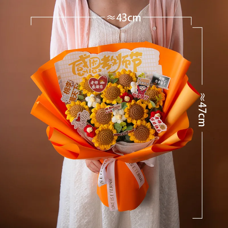 Buquês De Crochê Prontos, Buquês Artificiais, Buquês De Crochê, Presentes Perfeitos