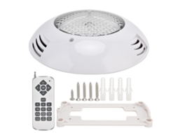 Lâmpada Submersível Led Piscina Rgb Controle Remoto Ip68 12v 35w 3500lm Parede S/MARCA