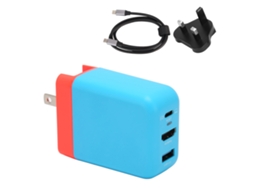 Carregador Usb C 65w Com 4k 60hz E 3 Portas