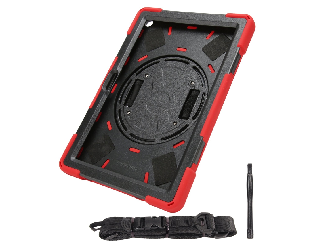 Capa protetora resistente a impactos para tablet Fire HD 10 Plus 2021 com alça de ombro integrada.