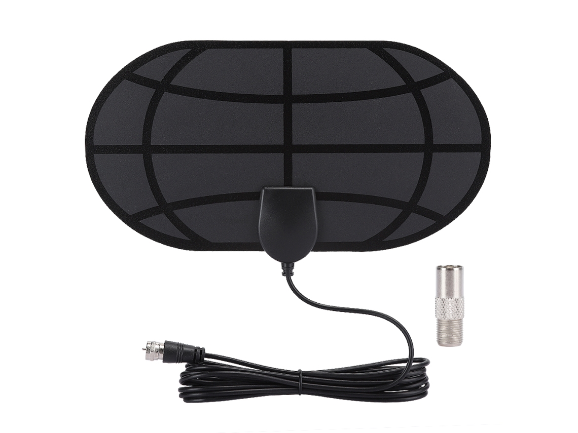 Antena de TV digital de alta definición mini TY43 con ganancia de 10 dB para televisores