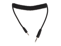 3.5mm To F2 Camera Spring Cable Shutter Remote Control Flash Trigger Connection Cord 1 Meter LAXISCREED
