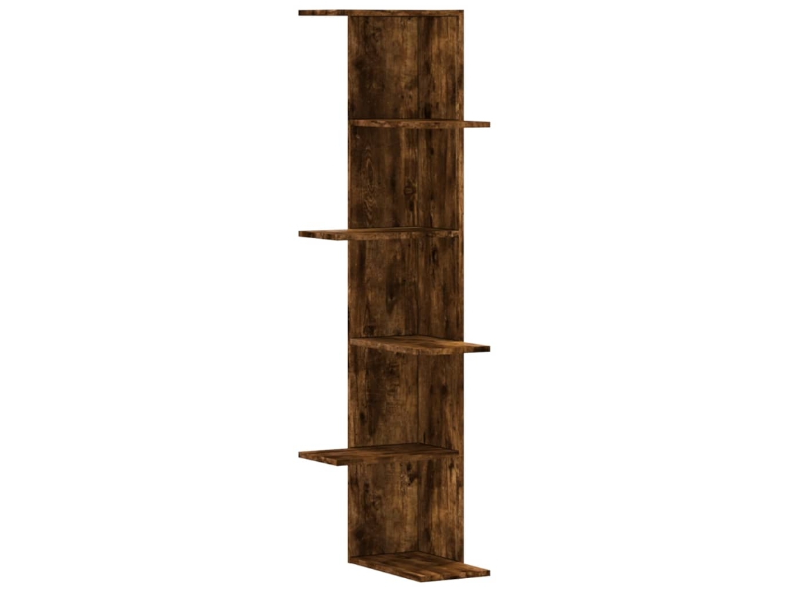 Wall Corner Shelf, Wall Corner Shelves Vidaxl Marrom Madeira Processada (n/a)
