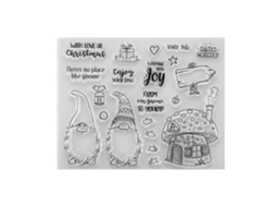 Sellos Transparentes De Navidad Diy De Silicona Para Tarjetas, Manualidades Y Scrapbooking De Álbum