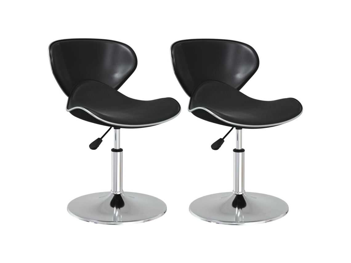 Dining Chair, Dining Chairs Vidaxl Preto Couro Artificial (n/a)