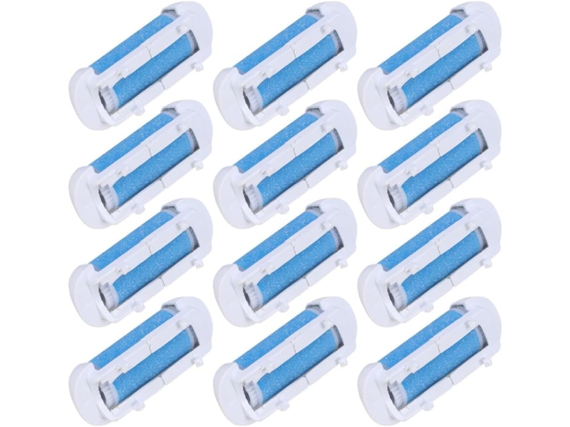 Conjunto De 12 Cabeças De Substituição Para Lixadeira Elétrica De Pés.