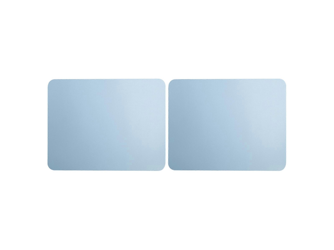 Unidades De Tapete De Rato Em Couro Pvc Impermeável Para Mesa, Protetor De Rato Para Escritório E Casa, 27x21cm, Azul Claro Olysi Shop