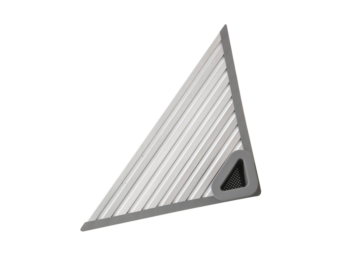 Escorredor de Talheres Triangular para Pia Cor Cinza chumbo AQUAFORGE