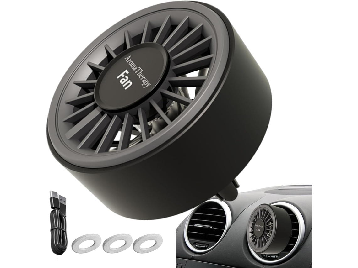 Mini Ventilador De Carro, Refrigerador Portátil Com Luz