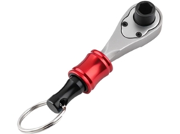 Chave De 1/4" Com Chaveiro, Suporte Magnético Para Bits, Aço Cr-v