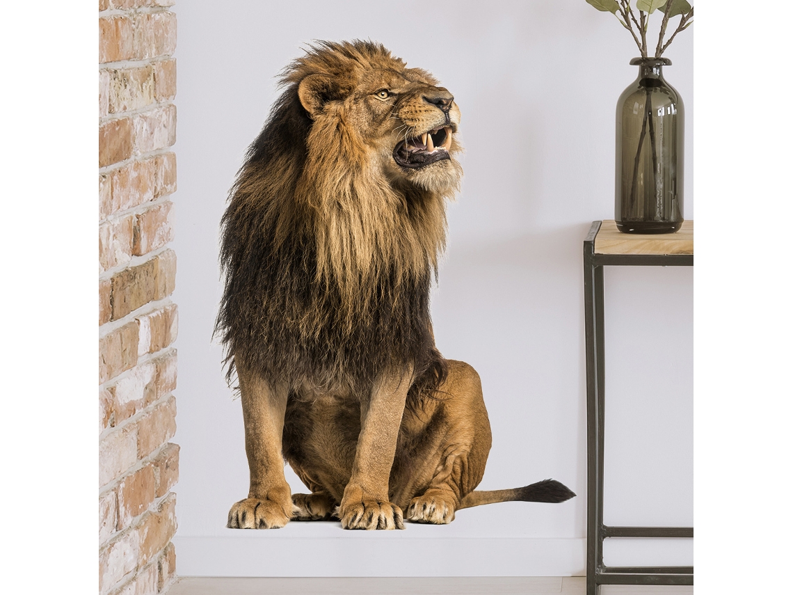Adesivos Leão Fofo Decoração Removível para Berçário RNEMITERY
