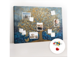 Painel De Cortiça Para Parede Árvore Abstrata Para O Quarto Das Crianças Espelharte (120x80 Cm)