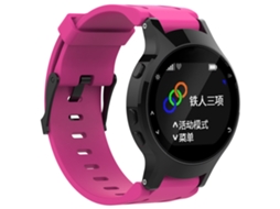 Pulseira De Silicone Para Garmin Forerunner 225 Rosa Hexinyigjly