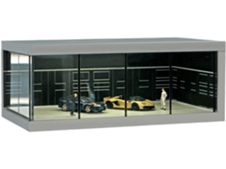 Estojo Organizador Para Miniaturas De Carros Na Escala 1/ 64, Com Luzes Led Simular Estacionamento Realista E
