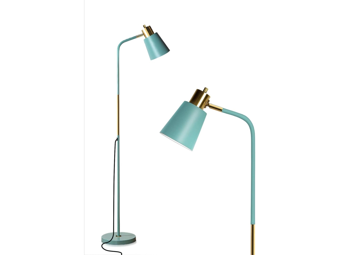 Luminária De Chão Industrial Ajustável Para Sala Estar, Luminária De Leitura Em Estilo Rústico Fazenda Com Cabeça