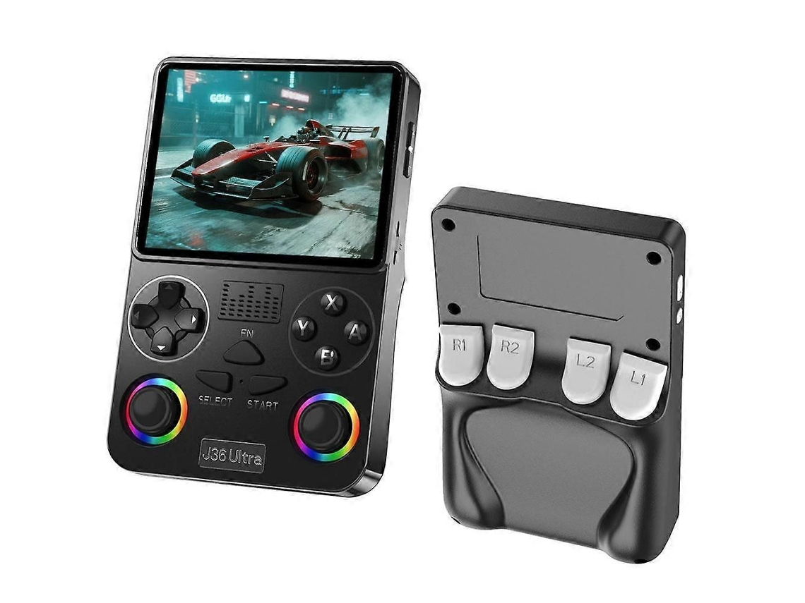 Console de Videogame Portátil Retrô J36 com Tela Ips 3,5 Polegadas GOKOCO