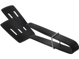 Pinça De Cozinha Yardwe, Espátula Multifuncional De Silicone Para Bife, Antiaderente, Material De Silicone Preto
