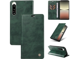 Capa Para Sony Xperia 5iv, Capa Carteira Flip Em Couro Pu Resistente A Impactos À Prova De Choque Porta Cartões