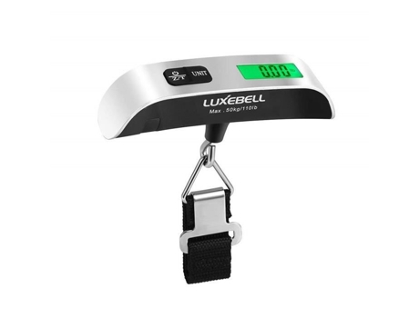Balança digital de bagagem Luxebell máx. Luz LCD retroiluminada de 50 kg, 2 anos de garantia