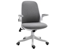 Cadeira de escritório giratória, com braços, 62,5x60x94 cm, cinza S/MARCA