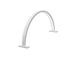 Luminária Meia-lua Para Mesa De Unhas, Luminária De Mesa Usb Para Unhas, Branca