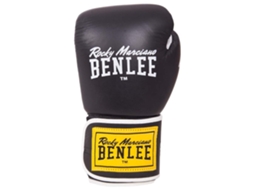 Luvas de Boxe de Couro Tough Preto 14 Ozbenlee