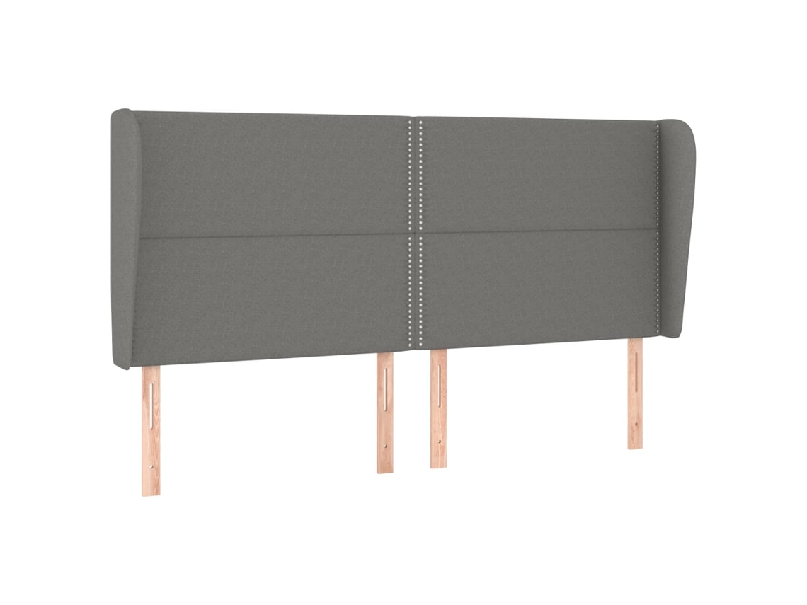 Headboard, Headboards Vidaxl Cinzeto Tecido (183 X 23 X 118/128 Cm)