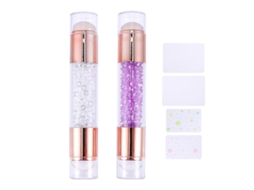 2pcs Carimbo De Manicure Allinless