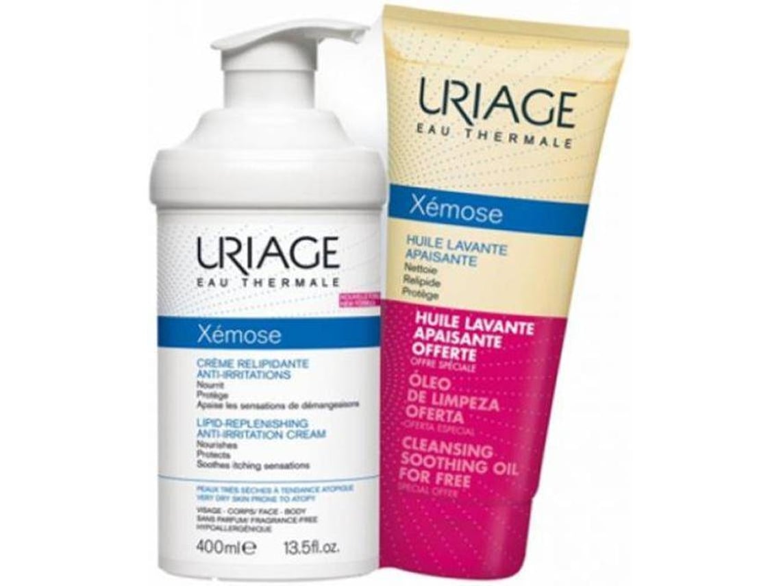 Óleo Corporal URIAGE Xémose Pack Emoliente oferta Óleo (400 ml +200 ml)